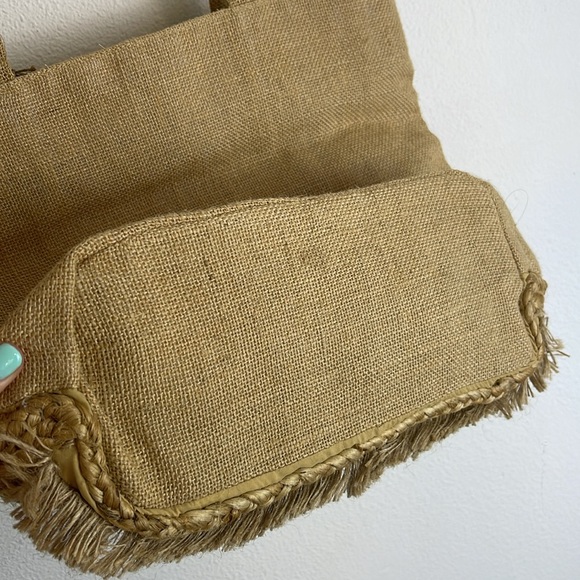 Salt + Umber Isla Jute Seashell tote - Picture 8 of 13
